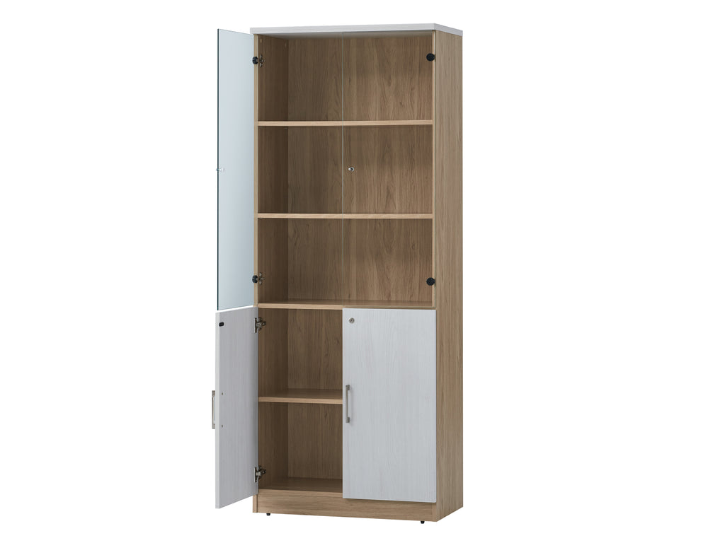 MP6 MEDIUM HEIGHT CABINET WITH WOODEN DOOR (7474508562515) (7474509709395)