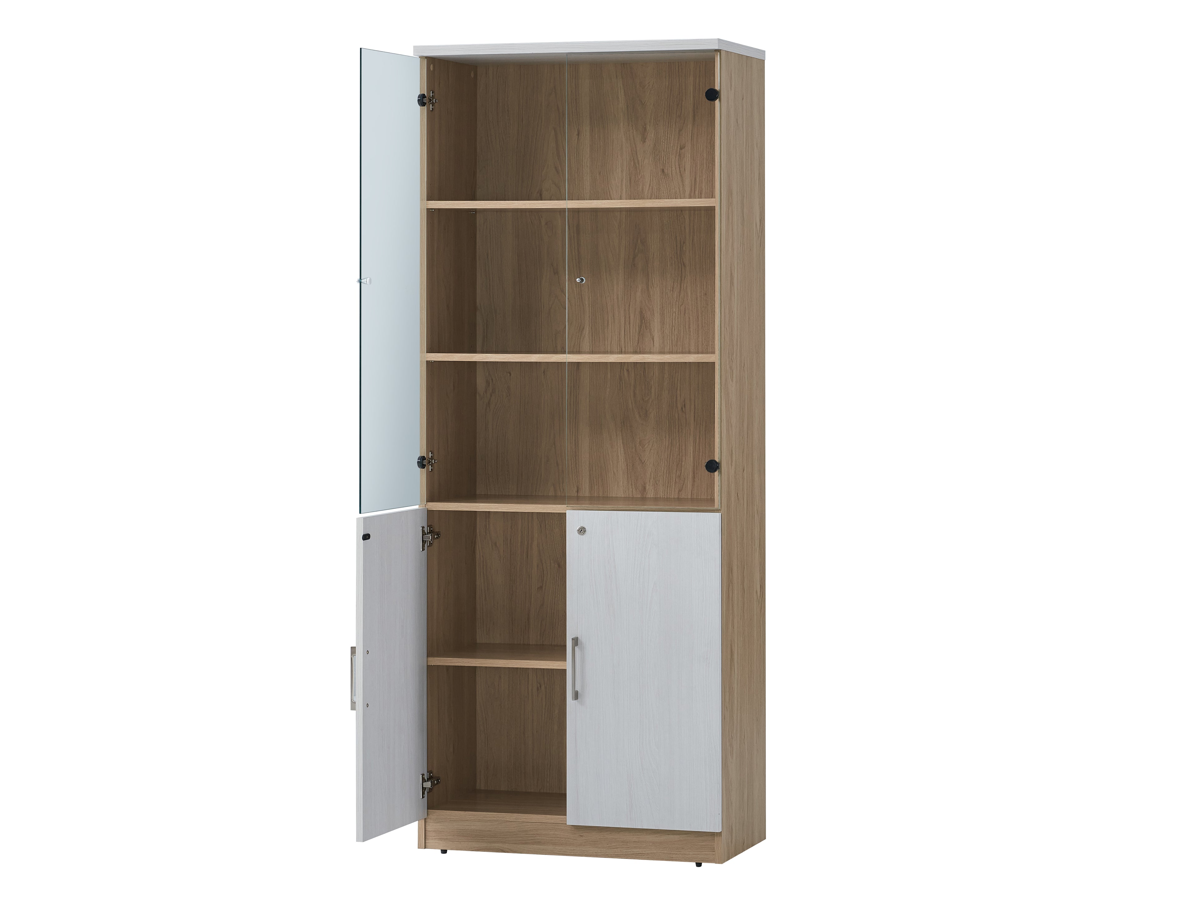MP6 MEDIUM HEIGHT CABINET WITH WOODEN DOOR (7474508562515) (7474509709395)