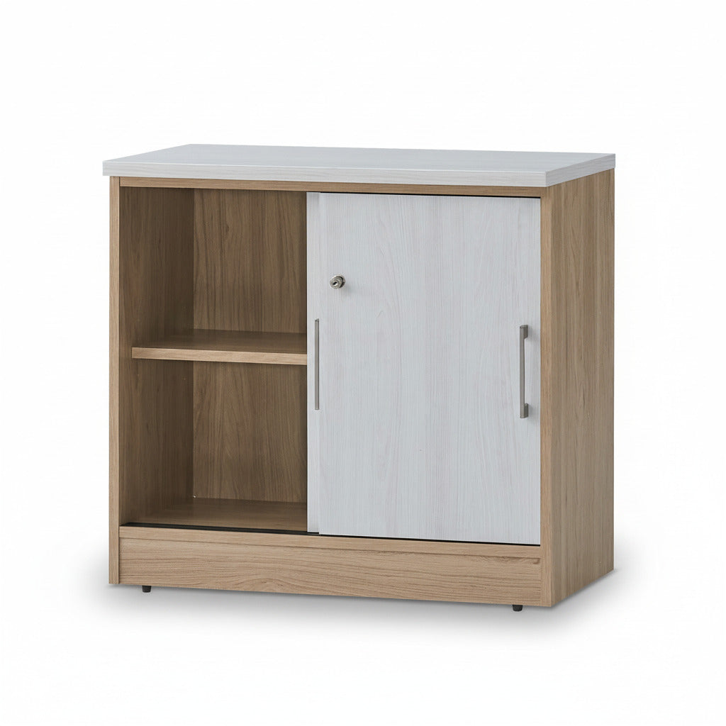 MP6 MEDIUM HEIGHT CABINET WITH WOODEN DOOR (7474508562515) (7474507513939)