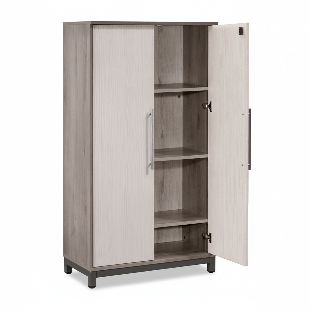 MX3 MEDIUM HEIGHT CABINET WITH WOODEN DOOR (7111235895379)