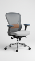 Task chair with breathable mesh back